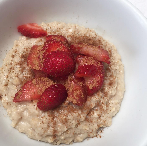 Nutrasana Receta Avena con leche de almendras